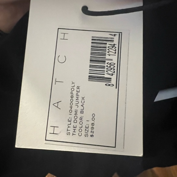 Hatch Black Silk Romper - Picture 7 of 7